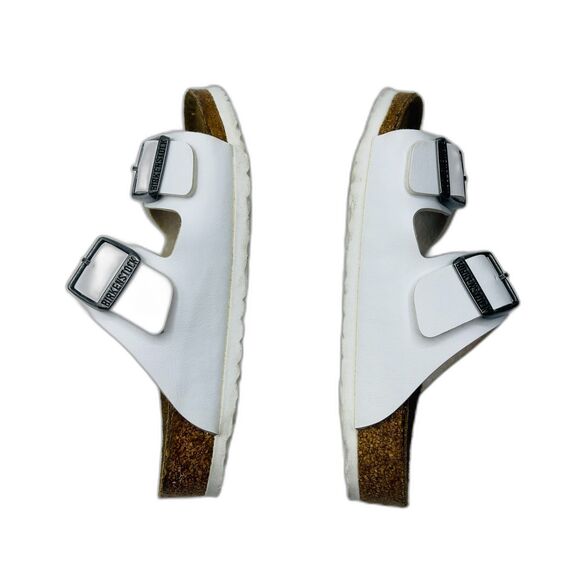 Birkenstock Kids Arizona Sandals White Size 29 (11-11.5) - Picture 6 of 10